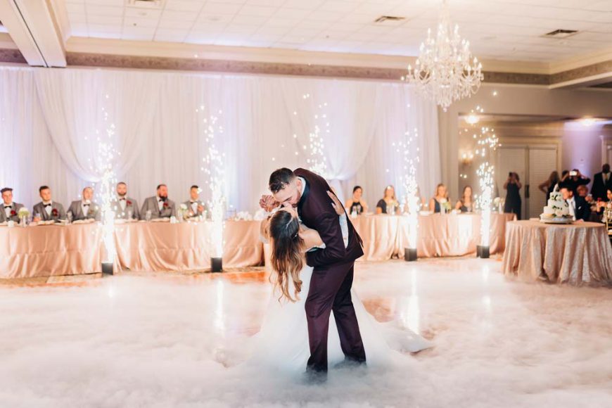 Wedding Couple has First Dance