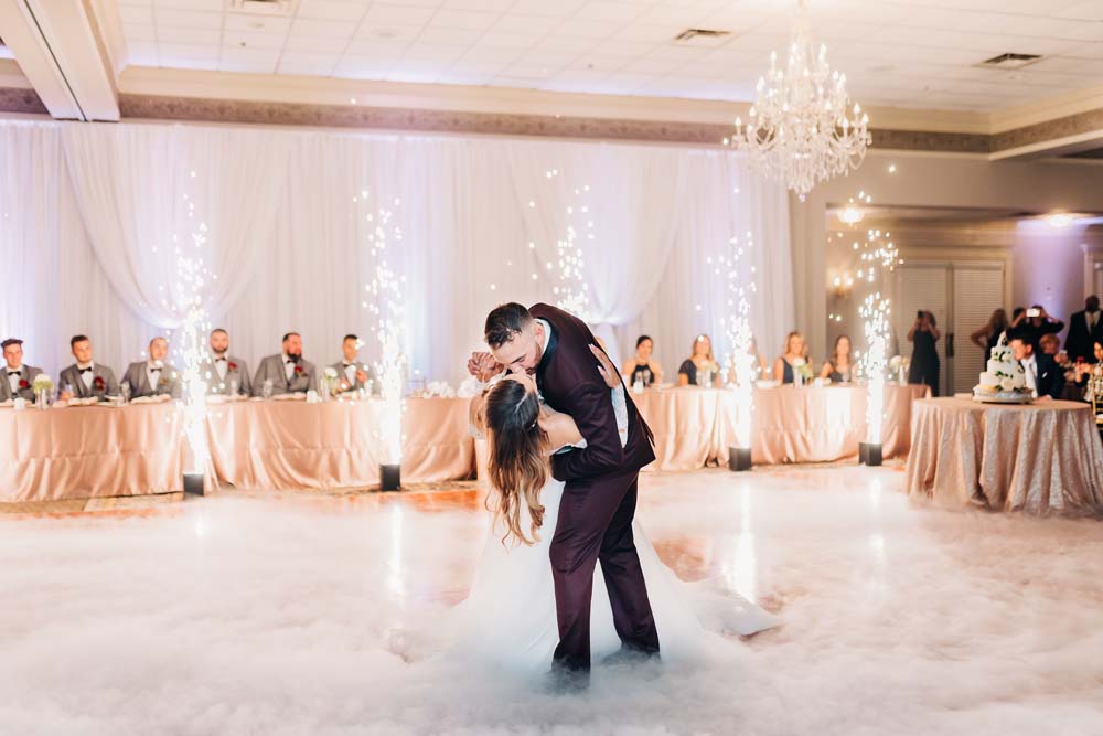 Wedding Couple has First Dance